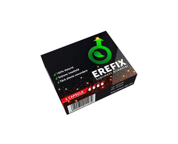 Pastile pentru potenta EREFIX (4 capsule)